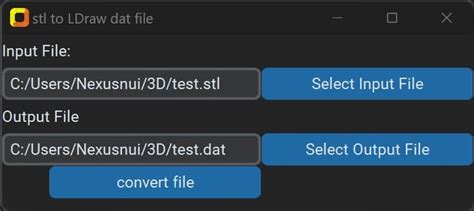 convert ldraw to stl.